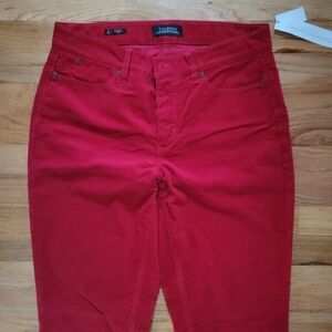 Talbots Curvy Straight Leg Corduroy Pants Women’s Sz 8L Five Pocket Hourglass